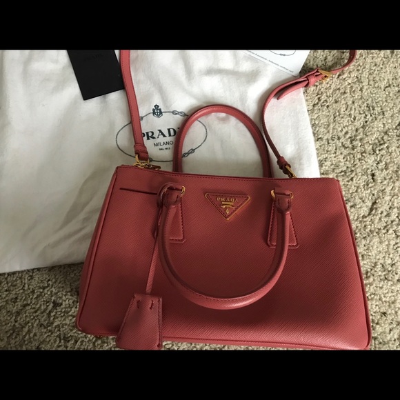 Prada Saffiano Lux Satchel in TAMARIS - Picture 2 of 8